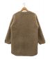 ORCIVAL (オーシバル) WOOL BOA COLLARLESS COAT ブラウン サイズ:2：12000円