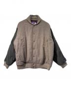 THE NORTHFACE PURPLELABELザ・ノースフェイス パープルレーベル）の古着「Herringbone Tweed Varsity Jacket」｜ブラウン