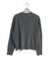 WE11DONE (ウェルダン) Bolt Teddy Knit Sweater ダメージ加工　WD-KT1-24-629-U-DG グレー サイズ:L 未使用品：15000円