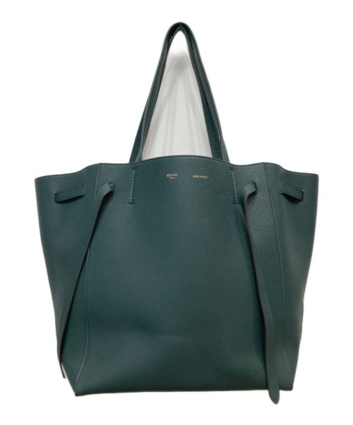 CELINE（セリーヌ）CELINE (セリーヌ) トートバッグ　カファントムスモール グリーンの古着・服飾アイテム