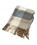 JOHNSTONS OF ELGIN×STEVEN ALANジョンストンズオブエルガン×スティーブンアラン）の古着「WOOL CASHMERE CHECK SCARF　8236-343-0322」｜マルチカラー