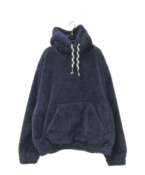 YSTRDY'S TMRRW（イエスタデイズトゥモロウ）YSTRDY'S TMRRW (イエスタデイズトゥモロウ) FLEECE BAGGY PARKA ネイビー サイズ:Lの古着・服飾アイテム