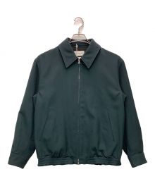 MARKAWARE（マーカウェア）の古着「ORGANIC WOOL SURVIVAL CLOTH SPORTS JACKET」｜ダークグリーン