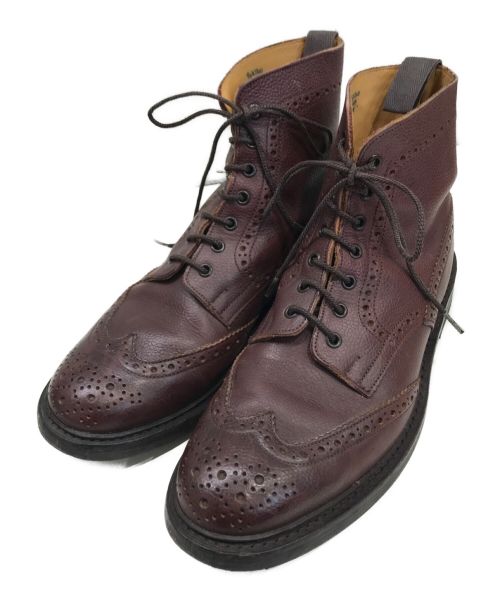 Tricker's（トリッカーズ）Tricker's (トリッカーズ) ウィングチップカントリーブーツ ブラウン サイズ:10の古着・服飾アイテム