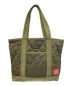 Manhattan Portage（マンハッタンポーテージ）の古着「Quilting Fabric Tote Bag」｜オリーブ