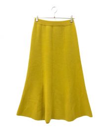 L'appartement（アパルトモン）の古着「Knit Flare Skirt」｜イエロー