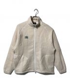 UMBRO×juhaアンブロ×ユハ）の古着「WOOL BOA FLEECE BLOUSON」｜アイボリー