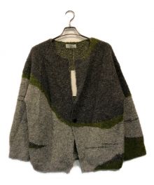 amachi.（アマチ）の古着「Altitude.1520 Cardigan」｜グリーン×グレー