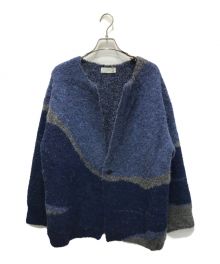 amachi.（アマチ）の古着「AY11-26 Altitude.1520 Cardigan」｜ネイビー×グレー