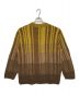 amachi. (アマチ) AY11-28 Vertical Gradation Knit イエロー×ブラウン サイズ:SIZE 5 未使用品：26000円