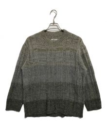 amachi.（アマチ）の古着「AY11-28 Vertical Gradation Knit」｜グリーン×グレー