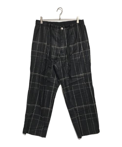 amachi.（アマチ）amachi. (アマチ) AY9-22 Random Grid Pajama Pants ダークグレー サイズ:SIZE 6 未使用品の古着・服飾アイテム