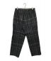 amachi. (アマチ) AY9-22 Random Grid Pajama Pants ダークグレー サイズ:SIZE 6 未使用品：18000円