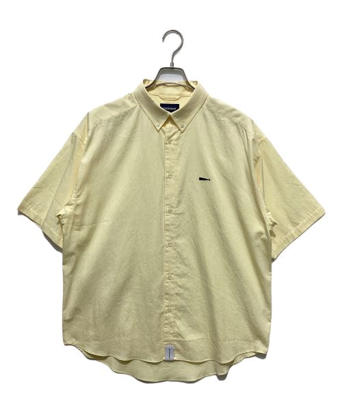 DESCENDANT（ディセンダント）DESCENDANT (ディセンダント) KENNEDY'S ORGANIC COTTON SATIN SS SHIRT イエロー サイズ:２の古着・服飾アイテム