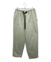 DESCENDANT（ディセンダント）の古着「CLASP TWILL TROUSERS」｜グリーン