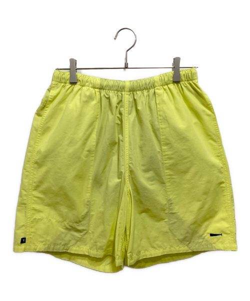 DESCENDANT（ディセンダント）DESCENDANT (ディセンダント) DBS NYLON SHORTS イエロー サイズ:2の古着・服飾アイテム