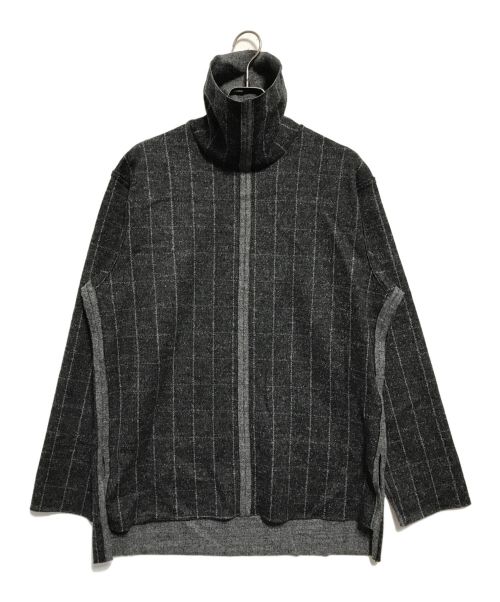 ensou.（エンソウ）ensou. (エンソウ) High Neck Knitwear グレー サイズ:L 未使用品の古着・服飾アイテム