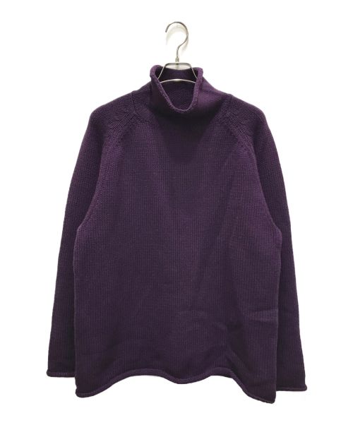 HEUGN（ユーゲン）HEUGN (ユーゲン) KNITWEAR009 Earl パープル サイズ:2 未使用品の古着・服飾アイテム