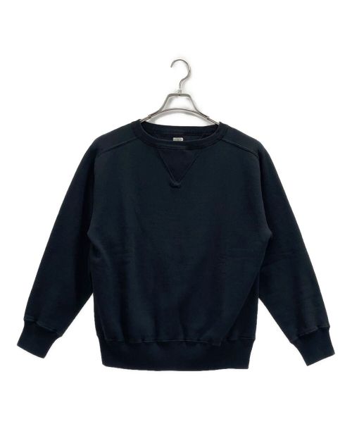 レッドDISH ブラウン（レッドDISH ブラウン）レッドDISH ブラウン (レッドDISH ブラウン) CREWNECK SWEAT ブラック サイズ:40の古着・服飾アイテム