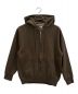 レッドDISH ブラウン（レッドDISH ブラウン）の古着「ZIP UP SWEAT PARKA（ジップアップスウェットパーカー）」｜ブラウン