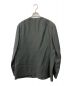 REVERBERATE (リバーバレイト) COLLARLESS JACKET　カラーレスジャケット チャコールグレー サイズ:SIZE38 未使用品：29000円