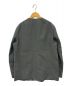 REVERBERATE (リバーバレイト) COLLARLESS JACKET チャコールグレー サイズ:38：27000円