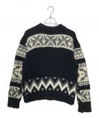 sacaiサカイ）の古着「22-02908M Nordic Knit Pullover (2-02908M ノルディック ニット プルオーバー)」｜ブラック×グレー