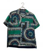 sacaiサカイ）の古着「22-02690M Bandana Print Shirts」｜グリーン