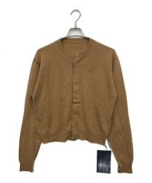 SUNSEA（サンシー）の古着「22A56 Can Badge Cashmere Cardigan」｜キャメル