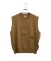 SUNSEA（サンシー）の古着「22A54 Cashmere Pocket Vest」｜キャメル