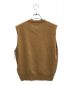 SUNSEA (サンシー) 22A54 Cashmere Pocket Vest キャメル サイズ:2 未使用品：18000円