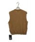 SUNSEA (サンシー) 22A54 Cashmere Pocket Vest キャメル サイズ:SIZE 3 未使用品：18000円