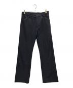 SUNSEAサンシー）の古着「22A43 N.M Thickened TEKETEKE Pants」｜ネイビー