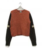 SUNSEAサンシー）の古着「Holy Cross Sweater」｜オレンジ