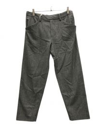 SUNSEA（サンシー）の古着「N.M Brushed Pants」｜ホワイト/ブラック