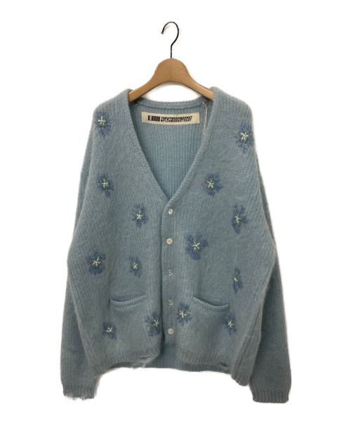 THRIFTWEAR（スリフトウェアー）THRIFTWEAR (スリフトウェアー) FLEAMARKET CARDIGAN サックスブルー サイズ:MEDIUMの古着・服飾アイテム