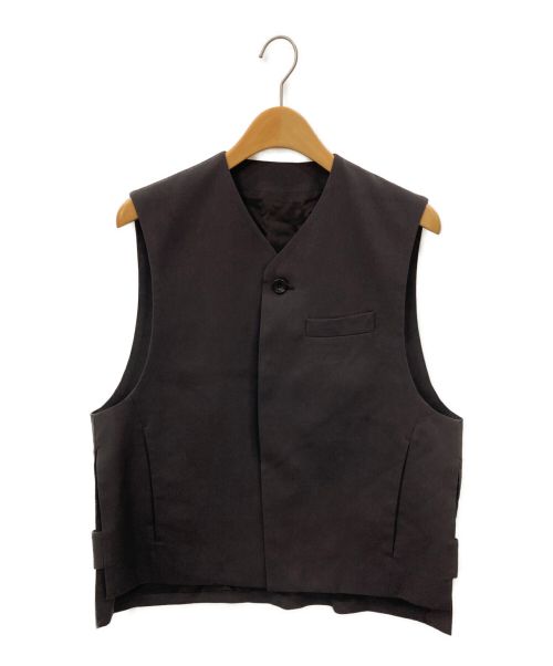 stein（シュタイン）stein (シュタイン) ADJUSTABLE VEST ブラウン サイズ:Sの古着・服飾アイテム