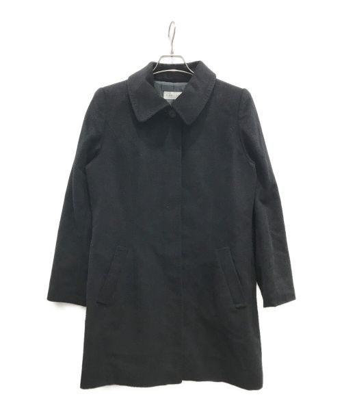 CARVEN（カルヴェン）CARVEN (カルヴェン) アンゴラ混コート ブラック サイズ:Lの古着・服飾アイテム