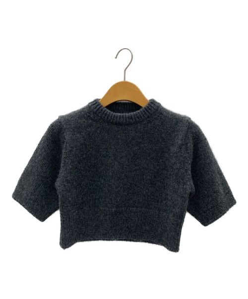 Ernie Palo（アーニーパロ）Ernie Palo (アーニーパロ) Baby Alpaca SS Knit チャコールグレー サイズ:38の古着・服飾アイテム