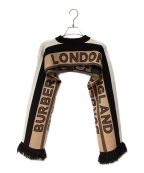 BURBERRY LONDONバーバリーロンドン）の古着「Logo capelet（ロゴケープレット）」｜ブラック×ブラウン