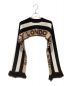 BURBERRY LONDON (バーバリーロンドン) Logo capelet（ロゴケープレット） ブラック×ブラウン サイズ:-：18000円