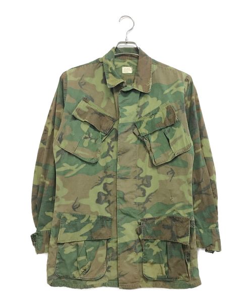 VINTAGE MILITARY（ヴィンテージ ミリタリー）VINTAGE MILITARY (ヴィンテージ ミリタリー) 70'sジャングルファティーグジャケット US ARMY グリーン サイズ:X-SMALL-REGULARの古着・服飾アイテム