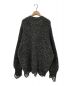 NOUNLESS (ナウンレス) Shiny grunge Knit Cardigan グレー サイズ:2：15000円