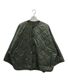 HYKE（ハイク）の古着「QUILTED BIG LINER JACKET(キルテッド ビッグ ライナー ジャケット)」｜オリーブ