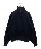 Obladaオブラダ）の古着「Half Zip Sweat」｜ブラック