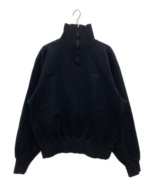 Oblada（オブラダ）Oblada (オブラダ) Half Zip Sweat ブラック サイズ:Fの古着・服飾アイテム