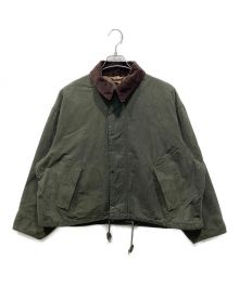 Barbour×KAPTAIN SUNSHINE（バブアー×キャプテンサンシャイン）の古着「Big Transporter」｜オリーブ