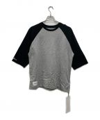 WTAPSダブルタップス）の古着「IAN RAGLAN COTTON」｜ブラック×グレー