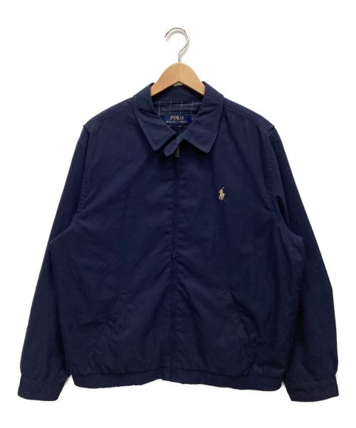 POLO RALPH LAUREN（ポロ・ラルフローレン）POLO RALPH LAUREN (ポロ・ラルフローレン) ブルゾン ネイビー サイズ:Lの古着・服飾アイテム