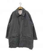 FOLLフォル）の古着「brushedwashed cotton mac coat」｜グレー